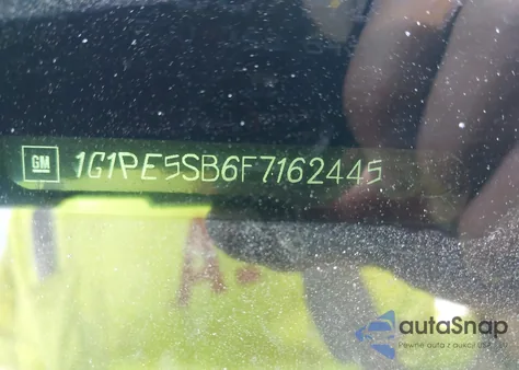 2015 Chevrolet Cruze 2Lt Auto z USA, uszkodzony, nr VIN 1G1PE5SB6F7162445